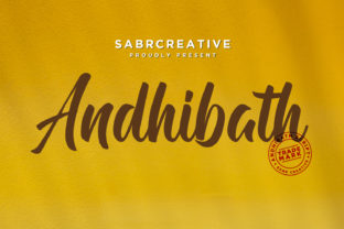 Andhibath: A Timeless Script Font for Elegant Branding