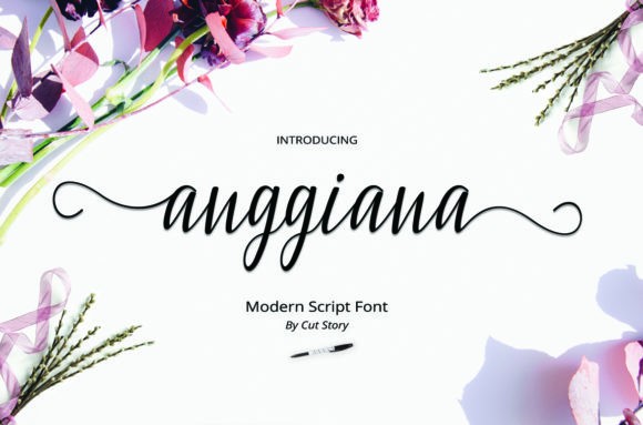 Anggiana: A Free Script Font for Small Business Branding