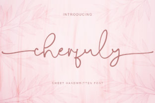 Cherfuly: A Handwritten Script Font for Editorial Warmth
