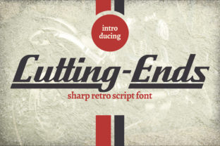 Cutting-Ends: A Nostalgic Script Typeface for Editorial Design
