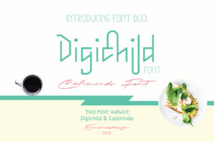 Digichild Duo Font Review for Marketers