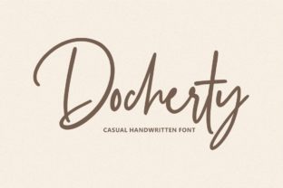 Docherty: A Handwritten Typeface for Editorial Warmth