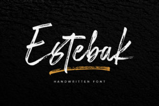 Estebak: A Script Font for Authentic Branding