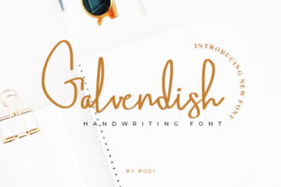 Galvendish: A Script Typeface for Digital Branding