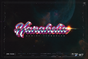Hanahelia: A Dynamic Script Font for Editorial Design