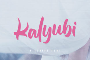 Kalyubi: A Charming Script Font for Makers