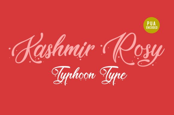 Kashmir Rosy: A Script Font for Editorial Design