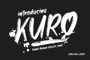 Kuro: A Script Font for Modern Editorial Design
