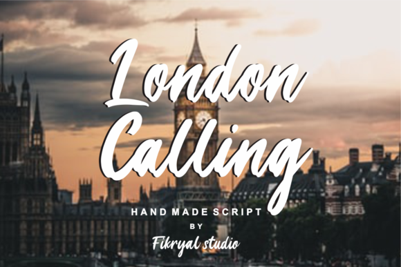 London Calling Font: A Playful Script for Bold Brands