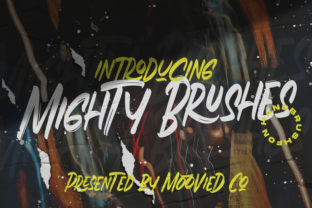 Mighty Brushes Font Review for Web Designers