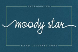 Moody Star: A Versatile Script Font for Makers