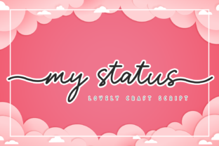 My Status: A Script Font for Editorial Elegance