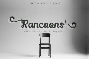 Rancoons: A Playful Script Font for Editorial Design