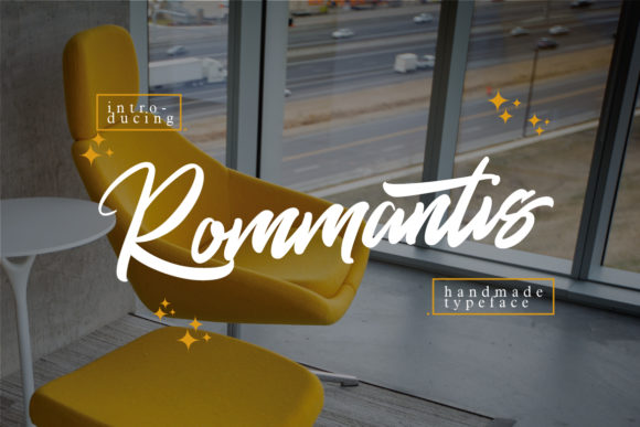 Rommantis: A Flowing Script Font for Modern Branding
