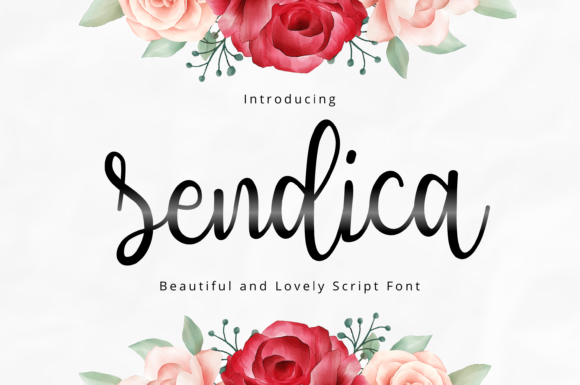 Sendica: A Charming Script Font for Editorial Design