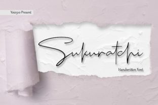 Sukuratchi: A Script Font for Polished Branding