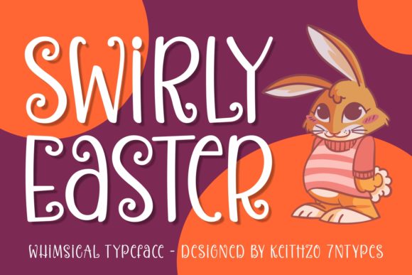 Swirly Easter Font: A Playful Typeface for Branding