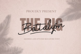The Big Battalyon Font for Web Design