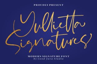 Yullietta: A Charming Script Font for Branding